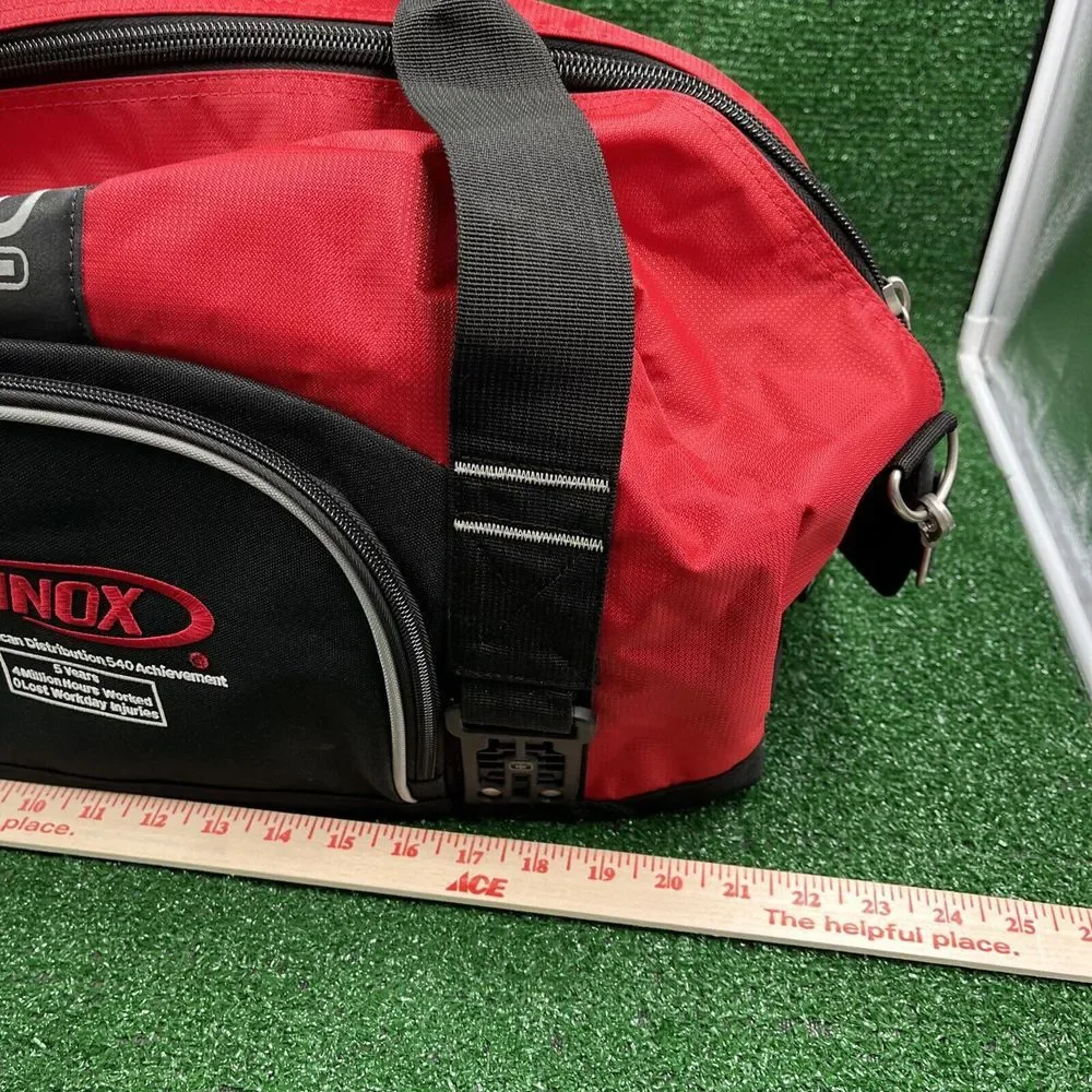 OGIO‎ Lennox Logo Big Dome Large Gym Travel Duffle Bag Red Black 21